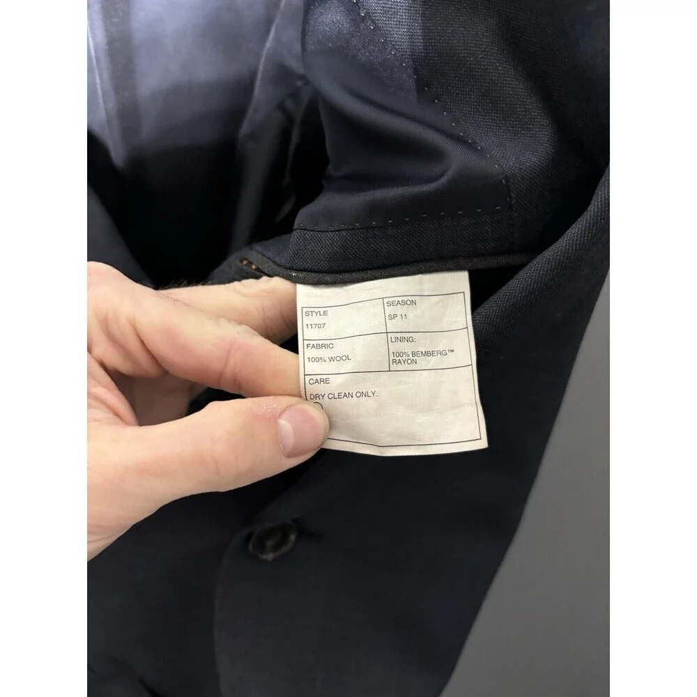 JCrew Ludlow Slim Suit Jacket with Double Vent in Italian Worsted Wool 40R 11707